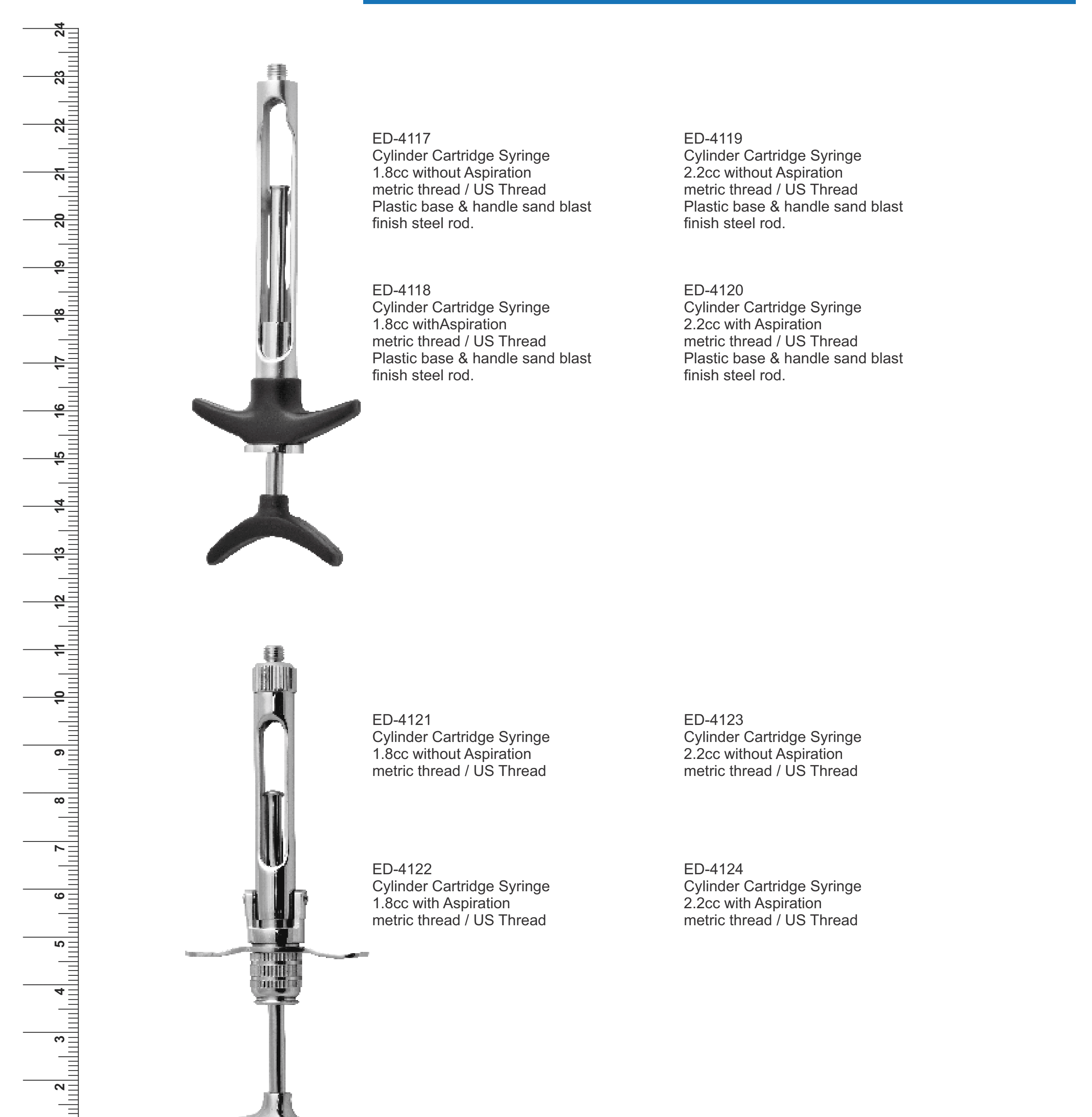 Cylinder Cartridge Syringe (Ref. 003)