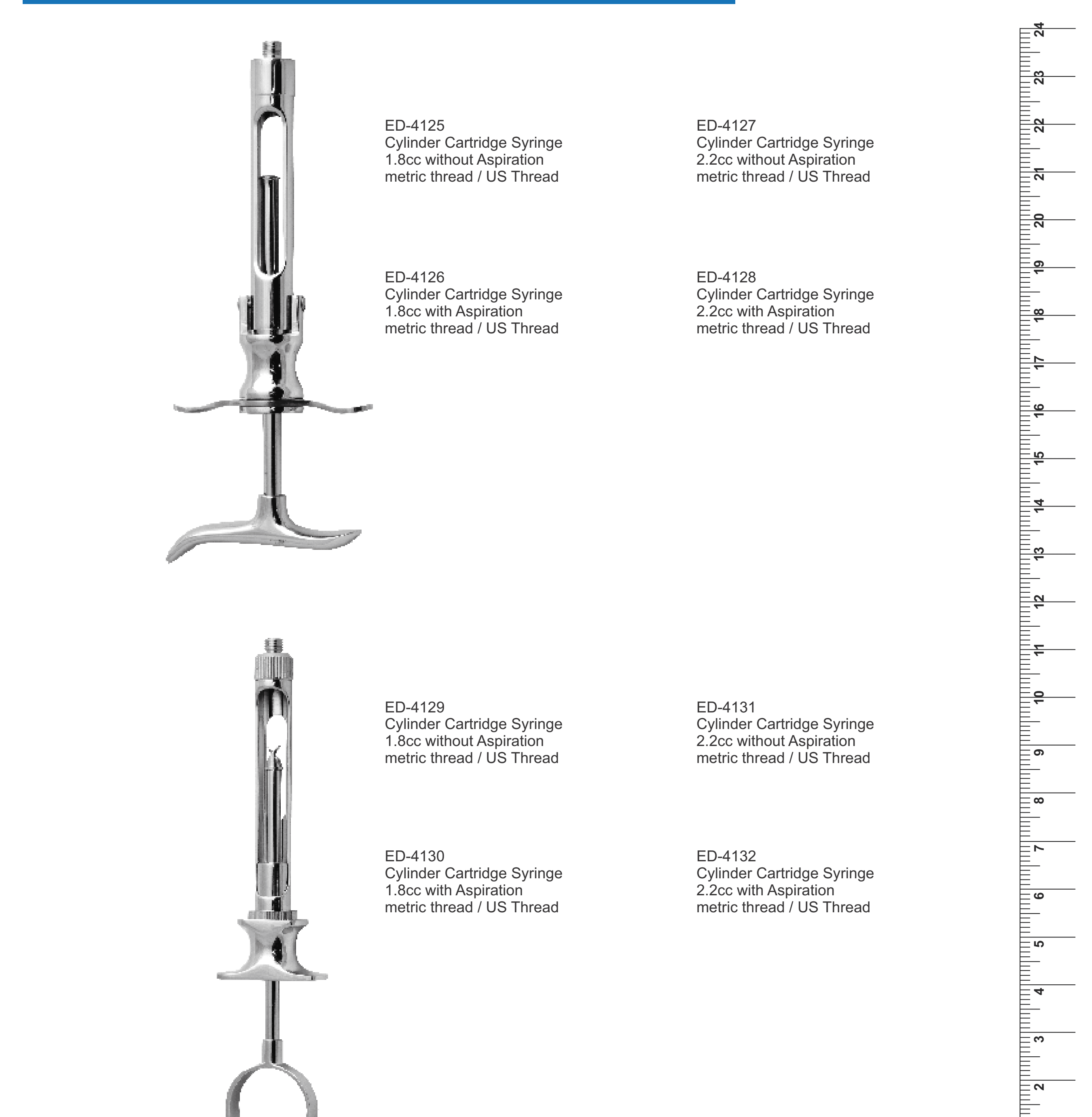 Cylinder Cartridge Syringe (Ref. 004)