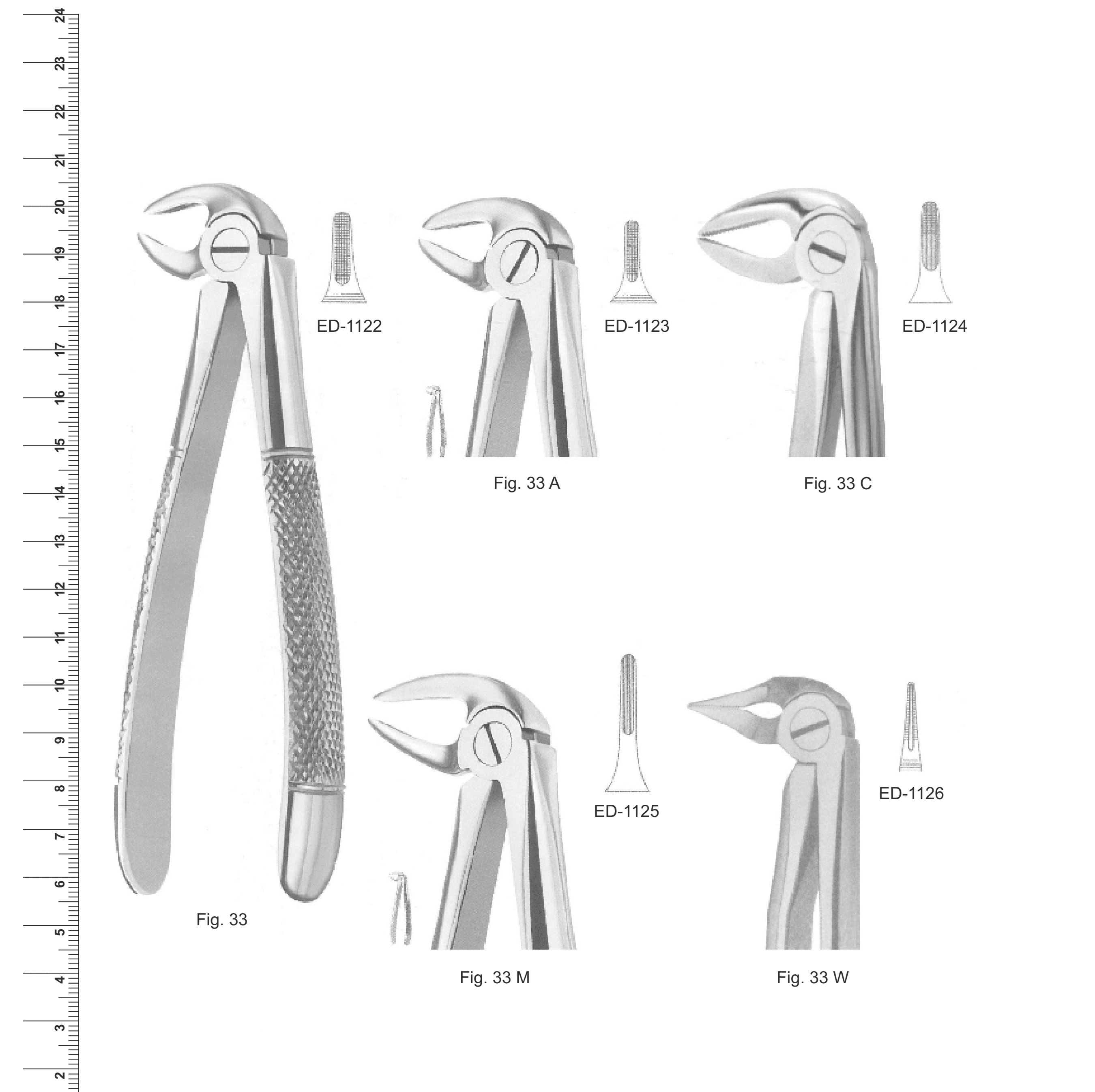 English Pattern Extracting Forceps (Ref. 003)