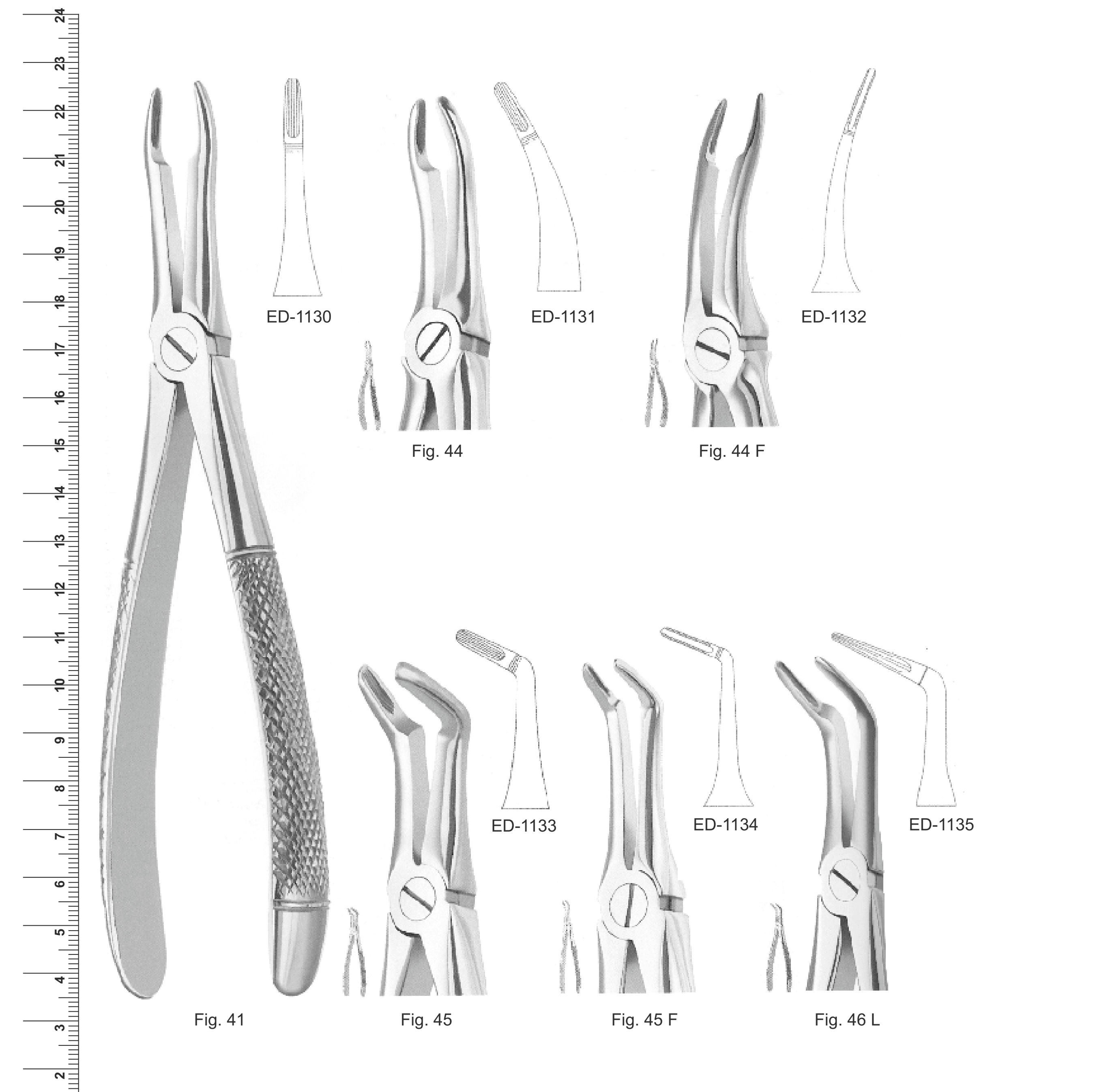 English Pattern Extracting Forceps (Ref. 005)