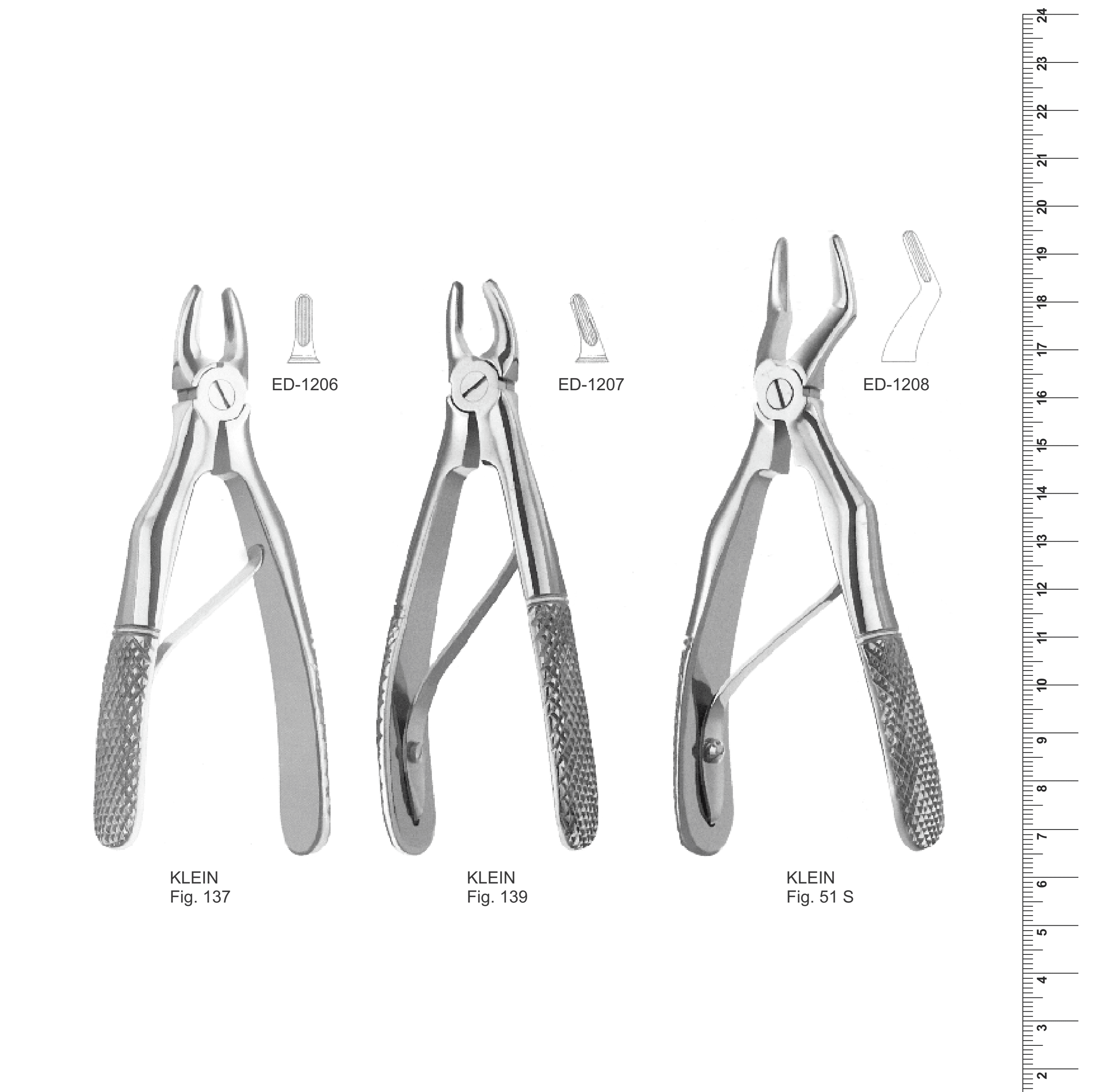 English Pattern Extracting Forceps (Ref. 014)